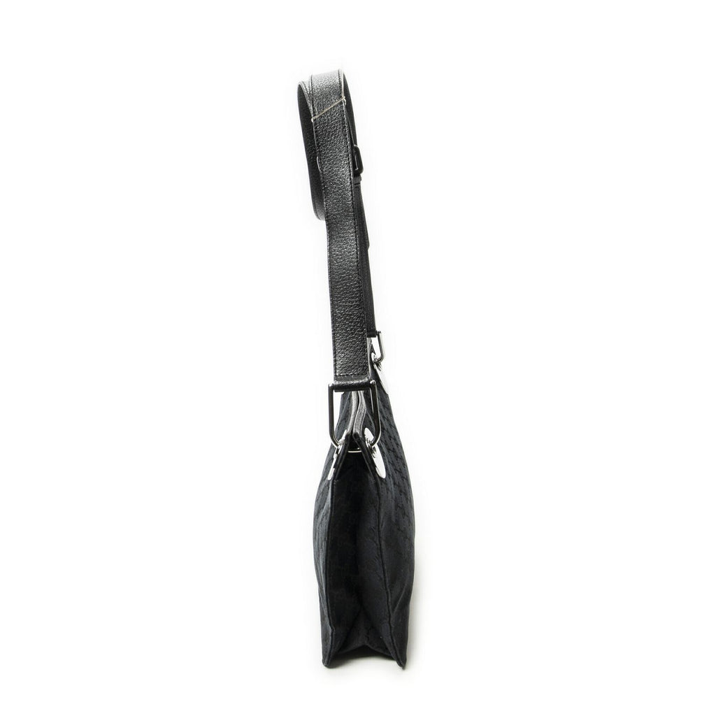 Gucci Eclipse Crossbody Shoulder Bag Black GG Canvas — view 3