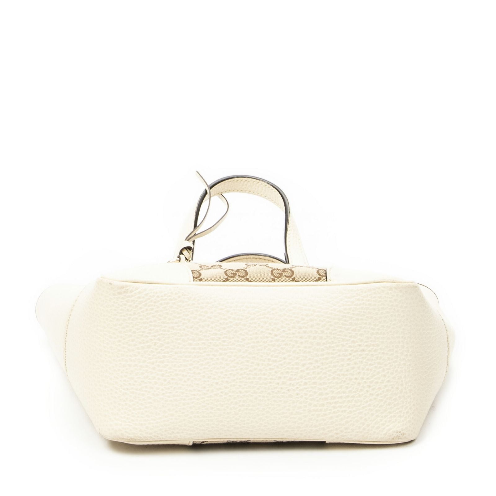 Gucci Small Bree Tote Ivory Beige GG Canvas — view 6