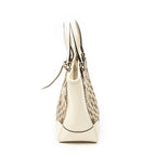 Gucci Small Bree Tote Ivory Beige GG Canvas — view 3
