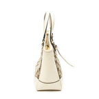 Gucci Small Bree Tote Ivory Beige GG Canvas — view 4