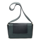 Celine Frame Cross Belt Bag Navy Dark Green Calfskin Leather — view 5