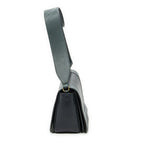 Celine Frame Cross Belt Bag Navy Dark Green Calfskin Leather — view 4