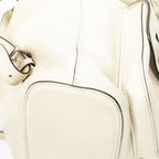 Gucci Bamboo Backpack Tassel Ivory Gray Calfskin Leather — view 7