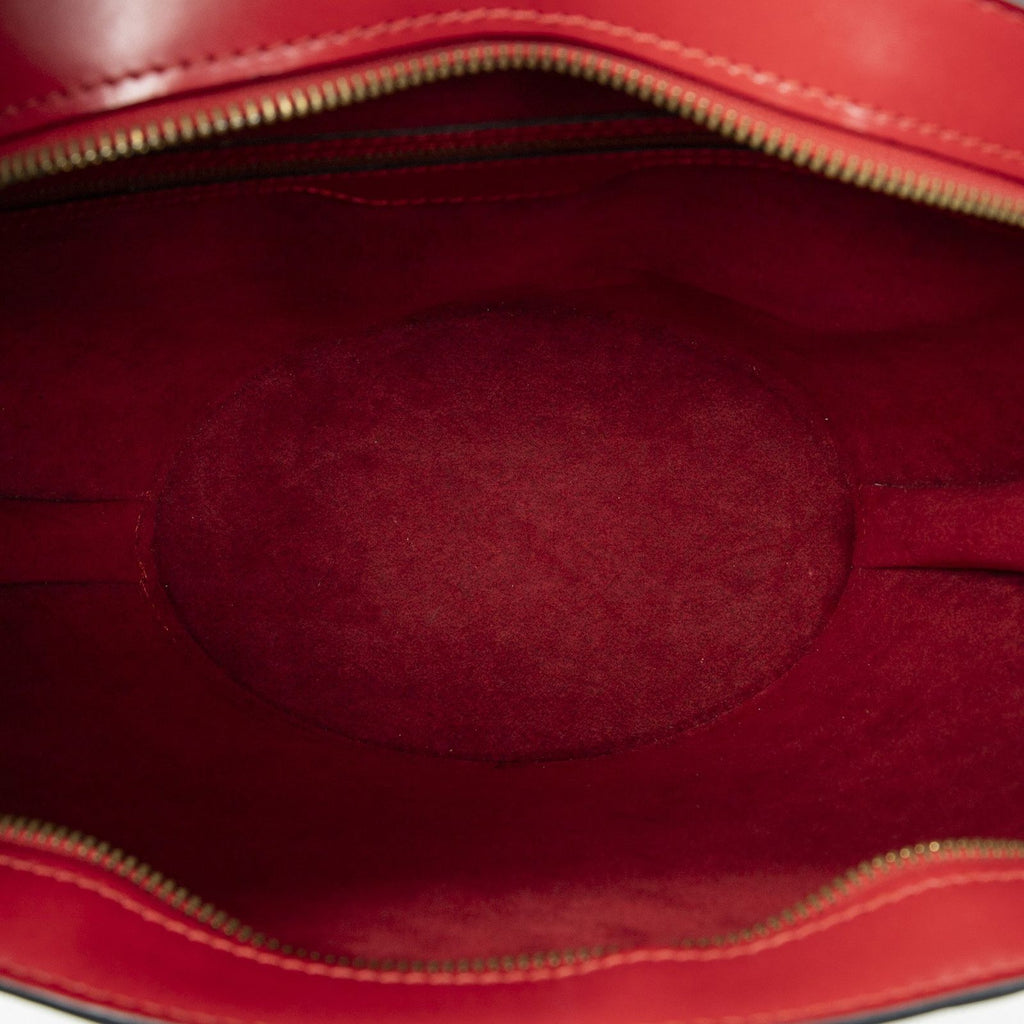 Louis Vuitton Saint Jacques Shopping Red Epi Messenger Bag — view 9