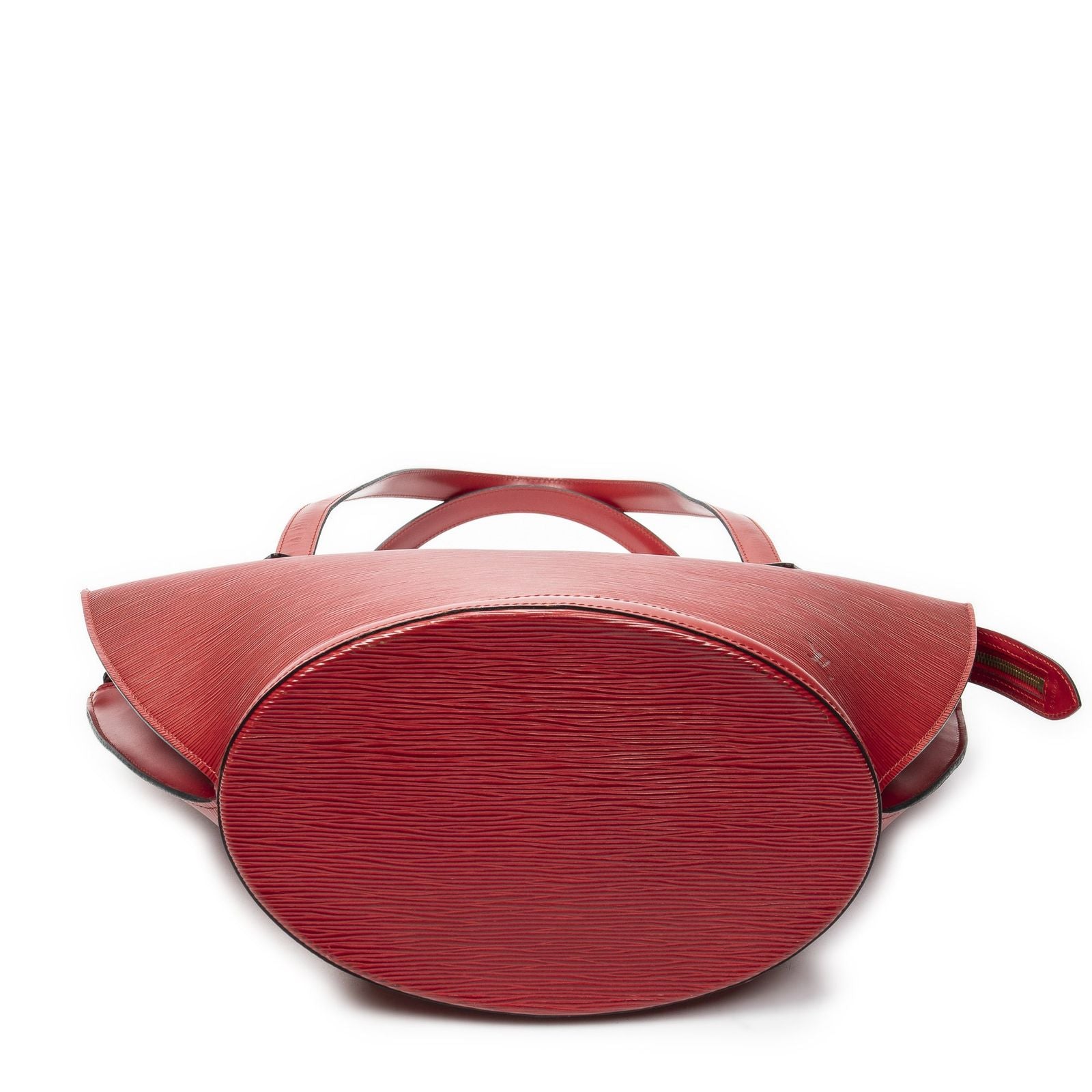 Louis Vuitton Saint Jacques Shopping Red Epi Messenger Bag — view 6