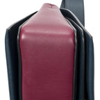 Celine Frame Cross Belt Bag Plum Dark Blue Calfskin Leather — view 8