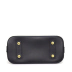 Louis Vuitton Handbag Alma BB Maltage White Black Lambskin Gold — view 4