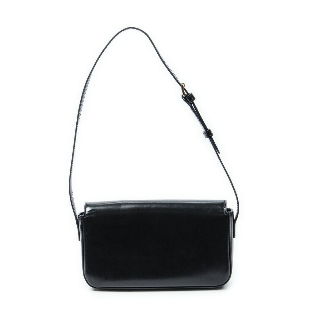 Celine Claude Black Smooth Scarf Skin Leather — view 5
