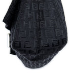 Fendi Mama Forever Black Zucchino Embossed Canvas — view 7