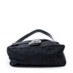 Fendi Mama Forever Black Zucchino Embossed Canvas — view 6