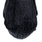 Fendi Mama Forever Black Zucchino Embossed Canvas — view 8