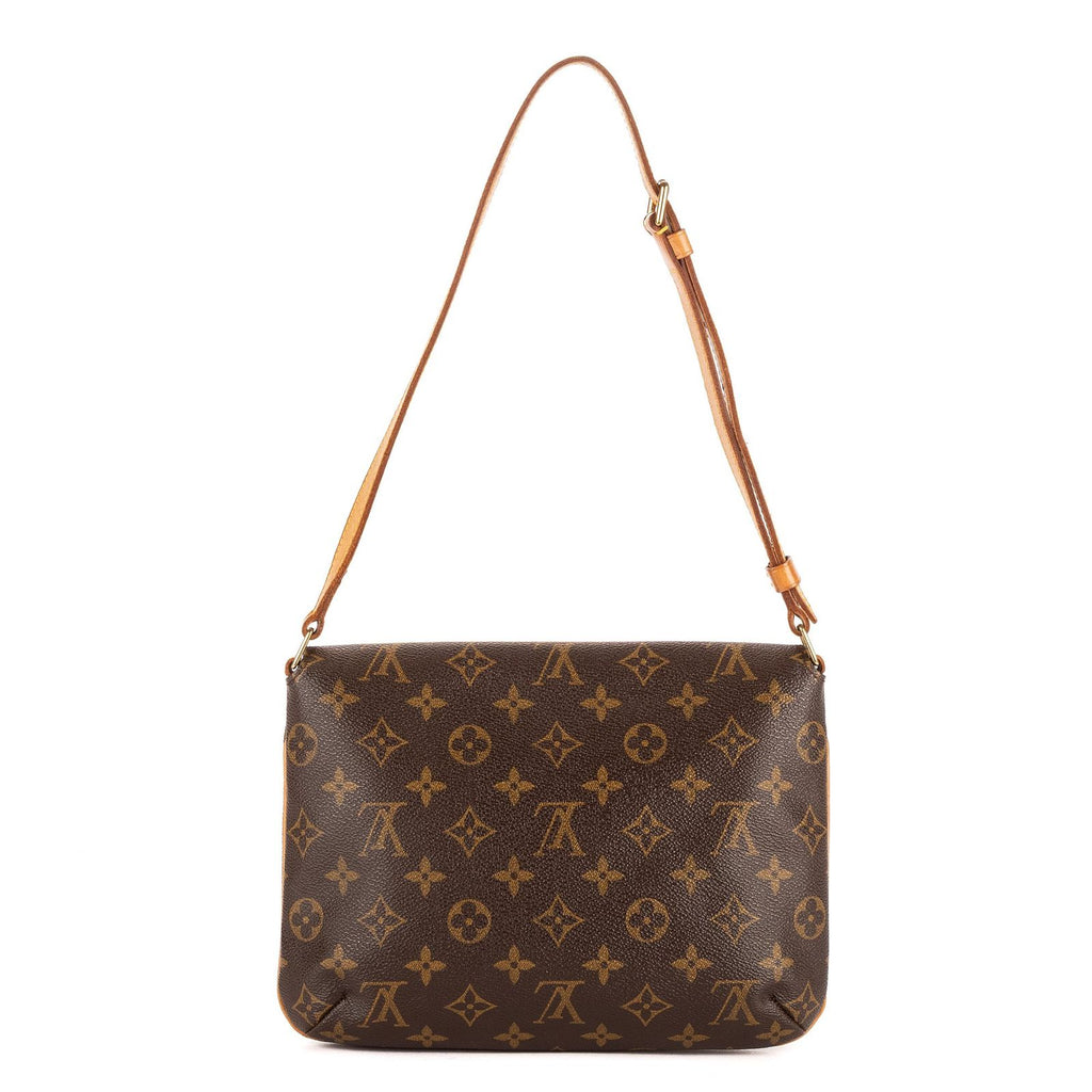 Louis Vuitton Musette Tango Brown Monogram Canvas Messenger Bag — view 5