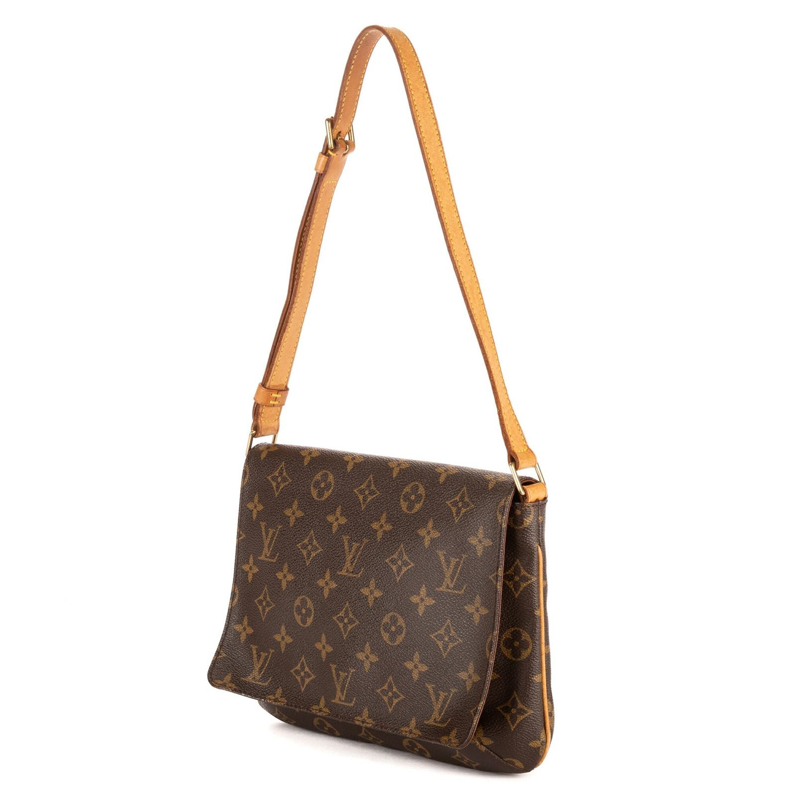 Louis Vuitton Musette Tango Brown Monogram Canvas Messenger Bag — view 2