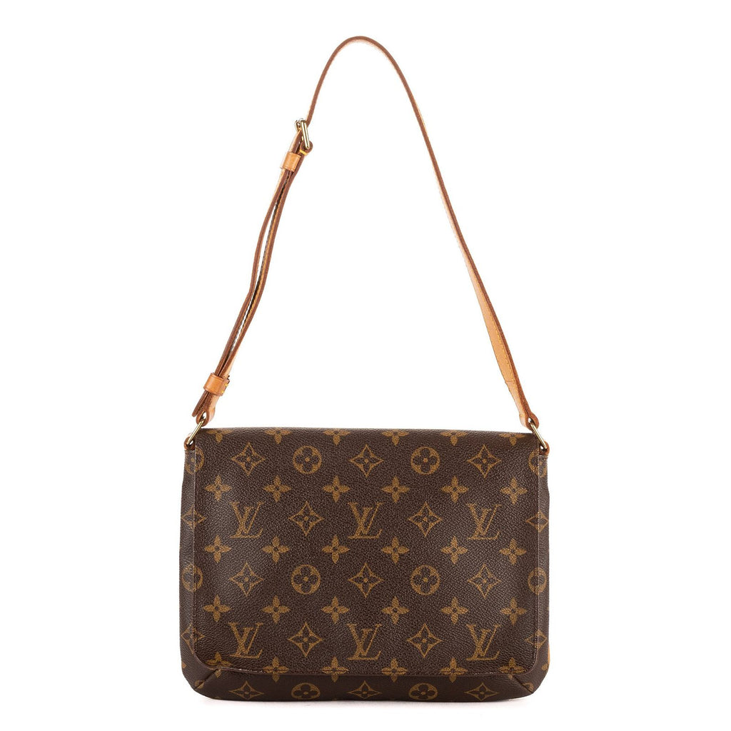 Louis Vuitton Musette Tango Brown Monogram Canvas Messenger Bag