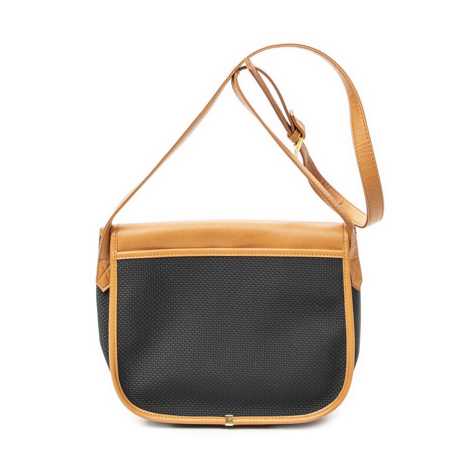 Saint Laurent Yves Vintage Flap Crossbody Black Tang Gogh Canvas — view 5