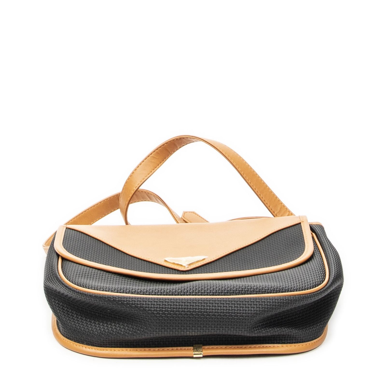 Saint Laurent Yves Vintage Flap Crossbody Black Tang Gogh Canvas — view 6