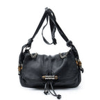 Gucci Large Jungle Messenger Black Gray Calfskin Leather