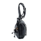 Gucci Large Jungle Messenger Black Gray Calfskin Leather — view 3