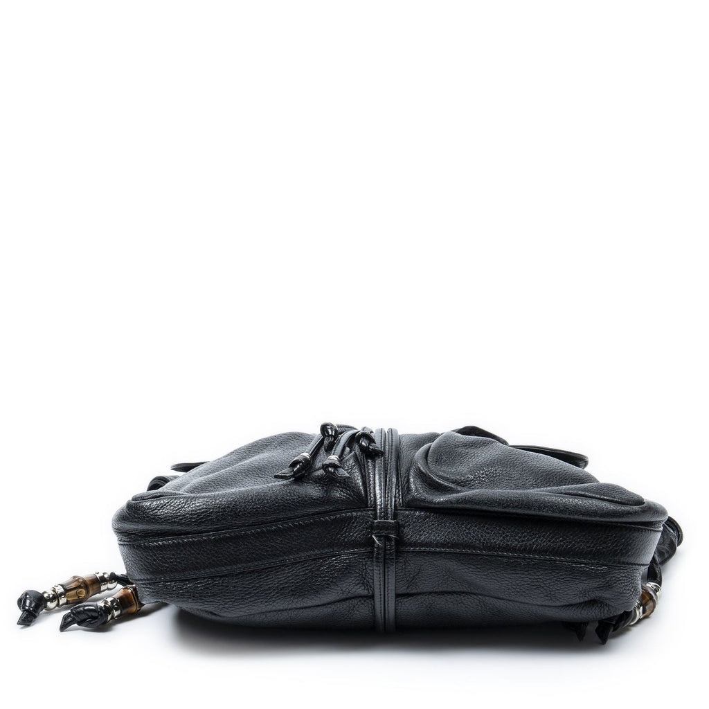 Gucci Large Jungle Messenger Black Gray Calfskin Leather — view 6