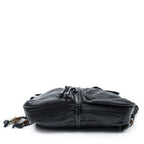 Gucci Large Jungle Messenger Black Gray Calfskin Leather — view 6
