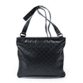 Gucci Large Square Zip Messenger Black Guccissima