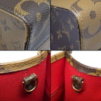 Louis Vuitton Tote On The Go PM Brown Monogram Canvas Reverse — view 9