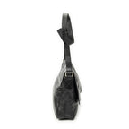 Gucci Large Flap Messenger Black Guccissima — view 4