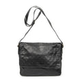 Gucci Large Flap Messenger Black Guccissima