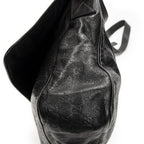 Gucci Large Flap Messenger Black Guccissima — view 8