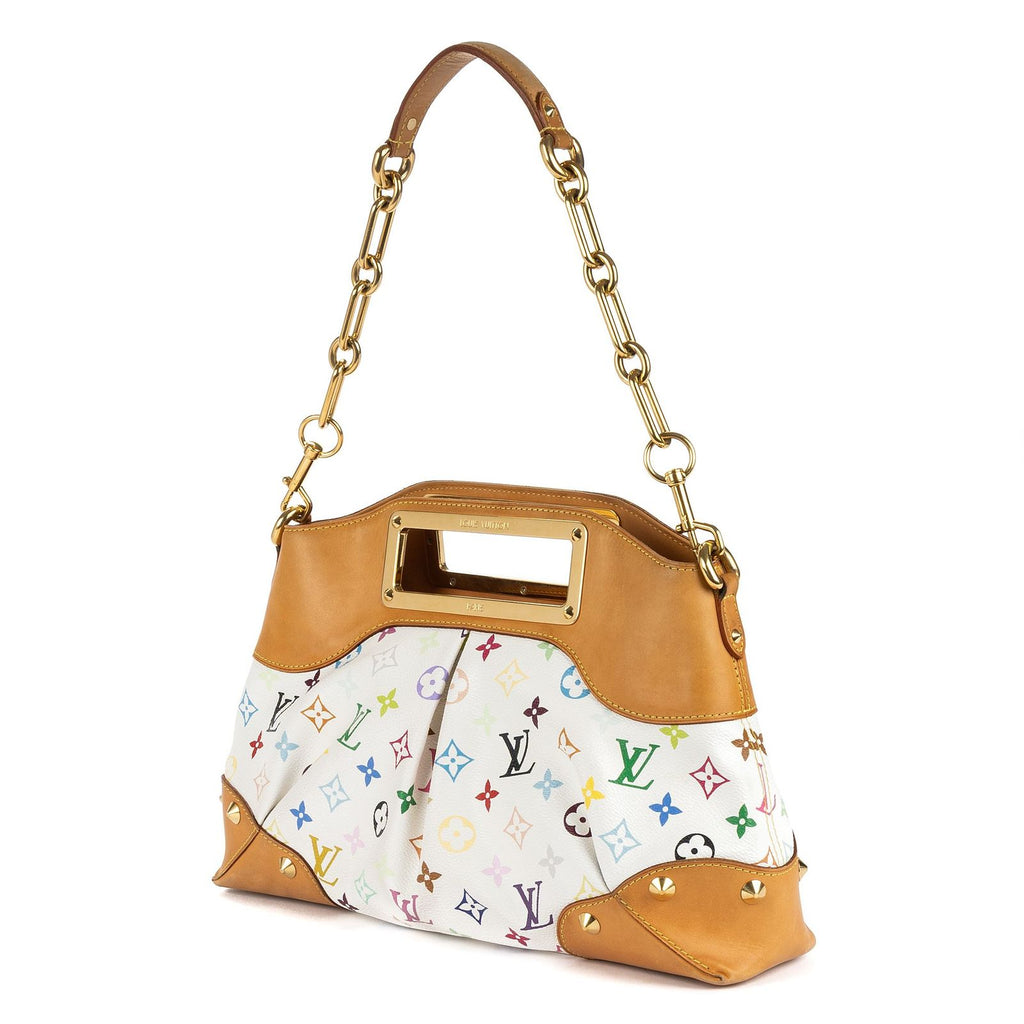 Louis Vuitton Judy White Multicolor Colorful Monogram Canvas Messenger Bag — view 2