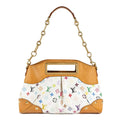 Louis Vuitton Judy White Multicolor Colorful Monogram Canvas Messenger Bag