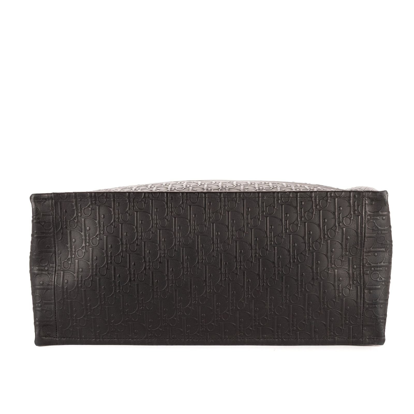 Dior Book Tote Black Embossed Calfskin — view 6