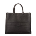 Dior Book Tote Black Embossed Calfskin