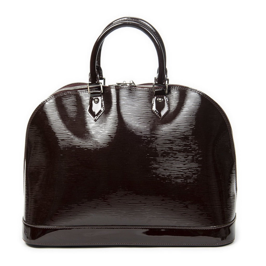 Louis Vuitton Alma Prune Electric Epi Handbag — view 5