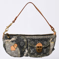 Louis Vuitton Monogram Denim Pouch Black