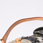 Louis Vuitton Monogram Denim Pouch Black — view 8