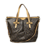 Louis Vuitton Palermo Brown Monogram Canvas Messenger Bag — view 5
