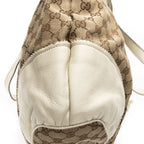 Gucci Large Tribeca Tassel Tote Beige Ivory GG Canvas — view 8
