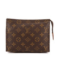 Louis Vuitton Vintage Toiletries Pouch Brown Monogram Canvas