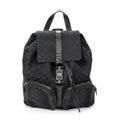Gucci Drawstring Backpack Black GG Canvas