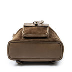 Gucci Mini Bamboo Backpack Brown Suede Leather — view 6