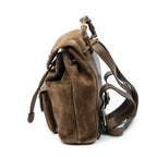 Gucci Mini Bamboo Backpack Brown Suede Leather — view 3