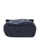 Prada Double Buckle Flap Messenger Bag Navy Nylon Canvas — view 6