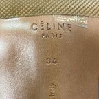 Celine Sandals 34 Black Dark Navy Leather — view 6