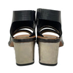Celine Sandals 34 Black Dark Navy Leather — view 3