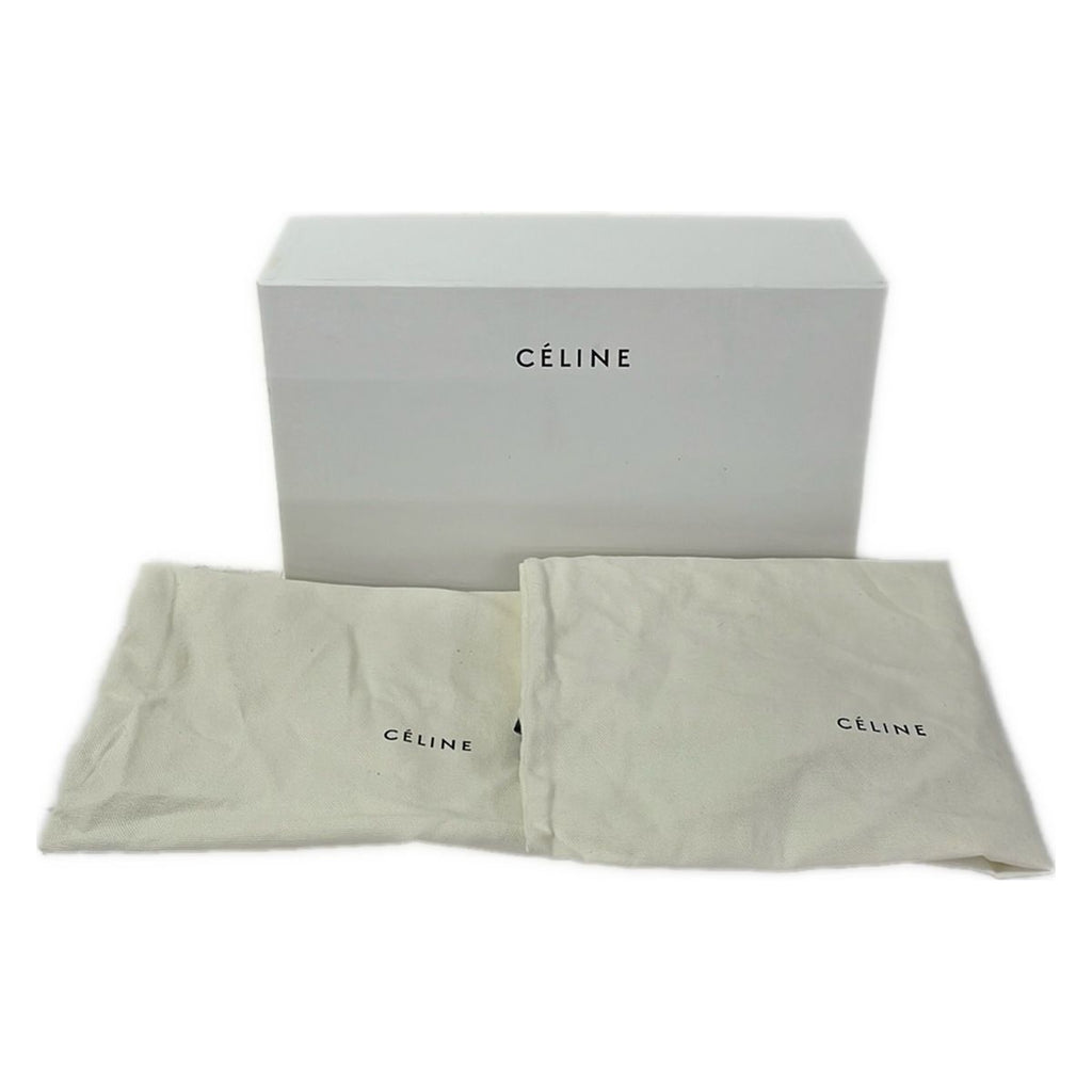 Celine Sandals 34 Black Dark Navy Leather — view 7