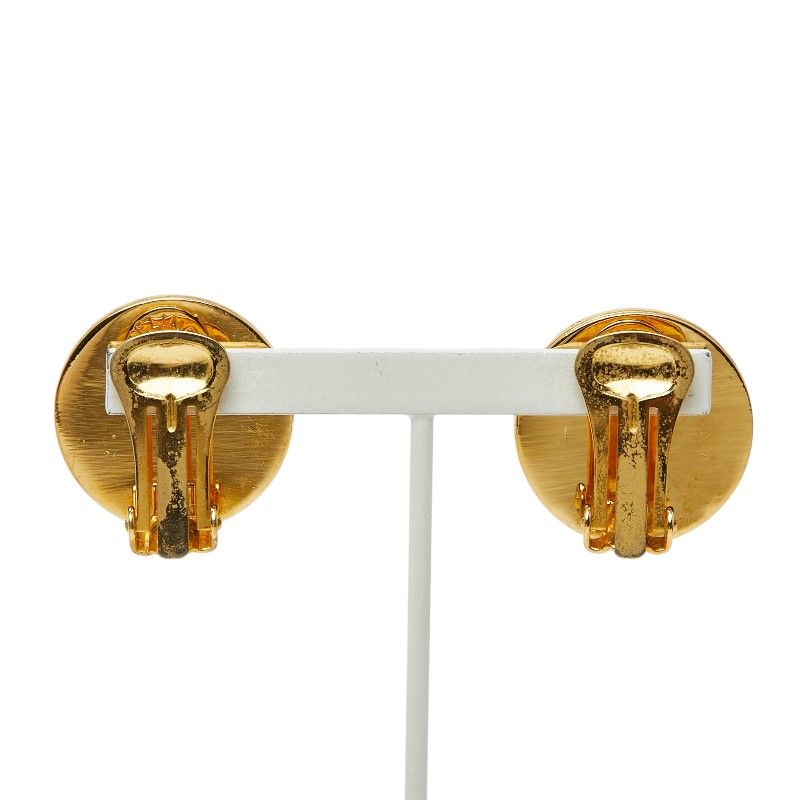 Celine Logo Earrings Gold Plated — view 3