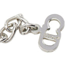 Dior Logo Plate Chain Pendant Neck Cles Silver Metal — view 6
