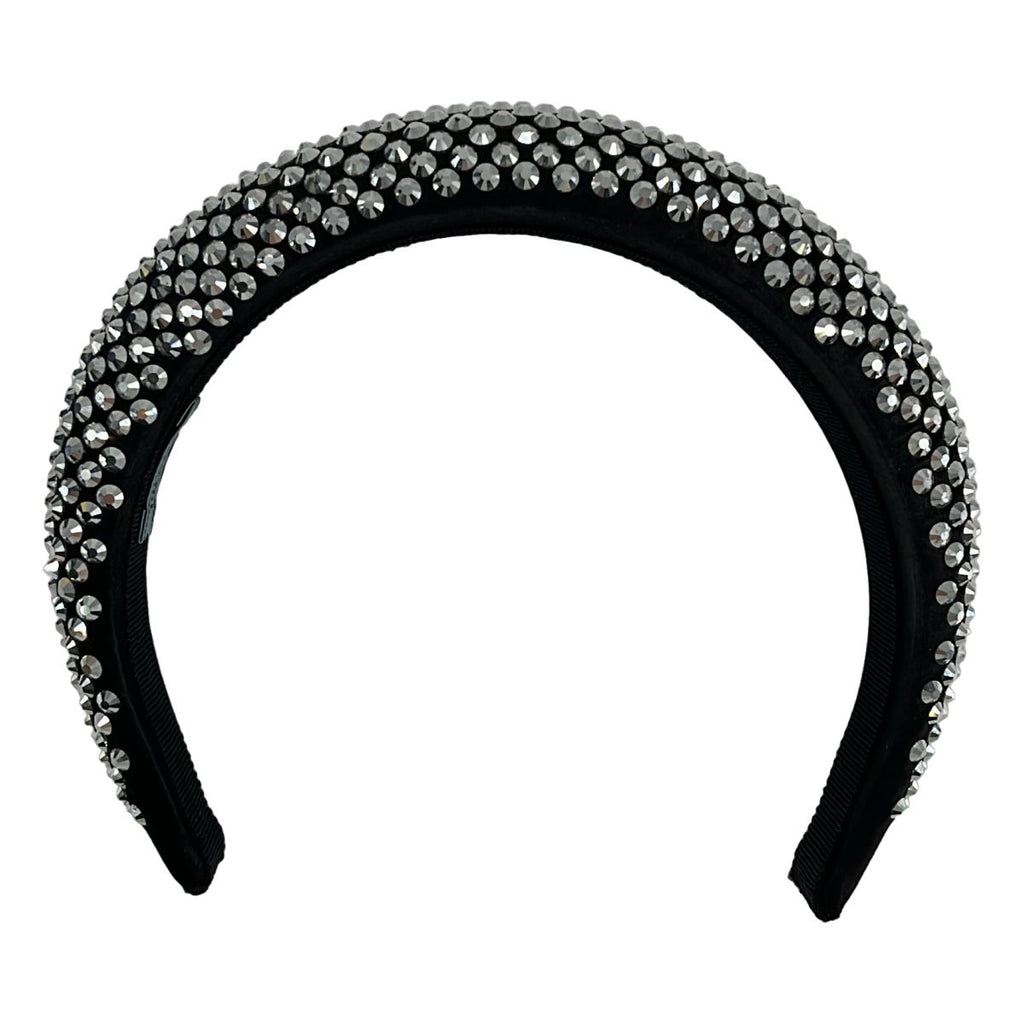 Prada Visual Crystal Headband TU Black