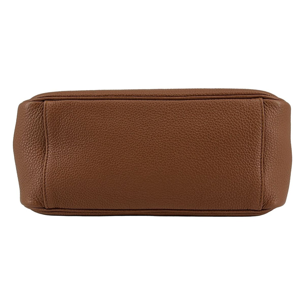 Prada Vitello Daino Leather Shoulder Bag Brown — view 7